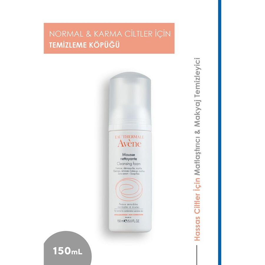 Avene Mousse Nettoyante Cilt Temizleyici Köpük 150 ml