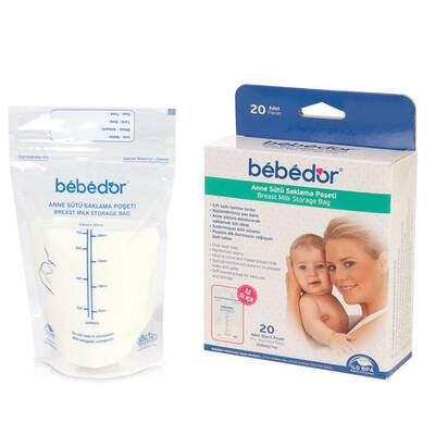 Bebedor Lockable Breast Milk Storage Bag 20 Pieces