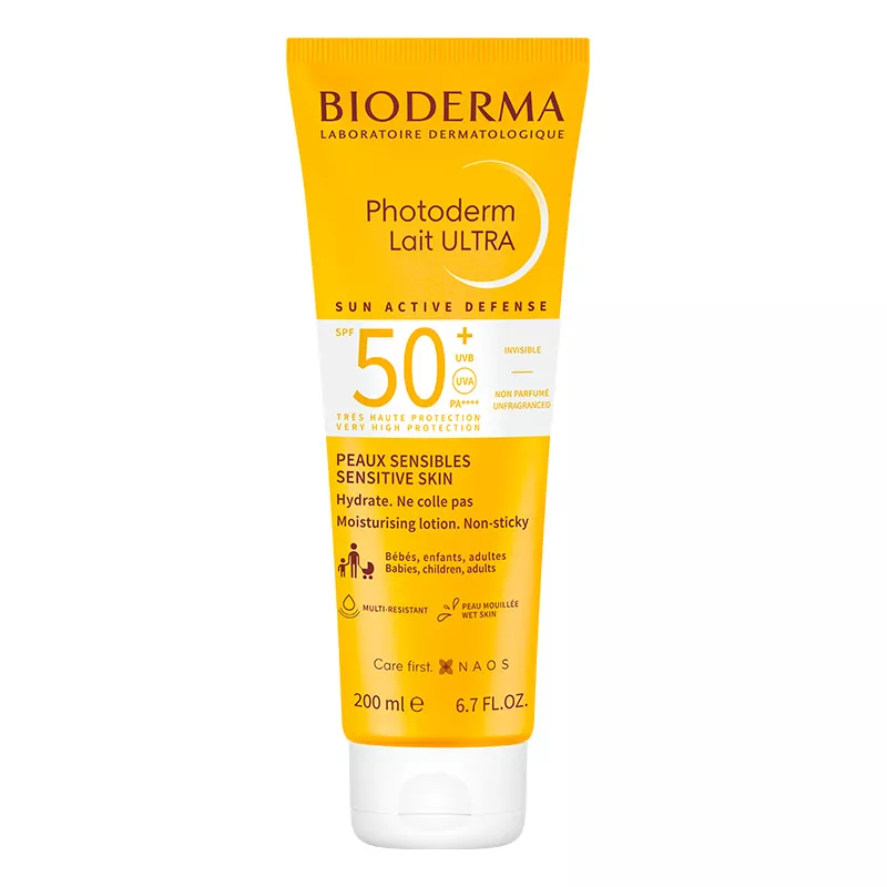BİODERMA Молочко с высокой степенью защиты от солнца.