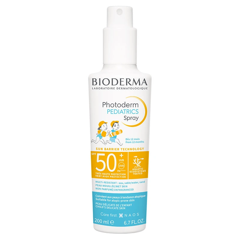 Bioderma Солнцезащитный спрей для детей.