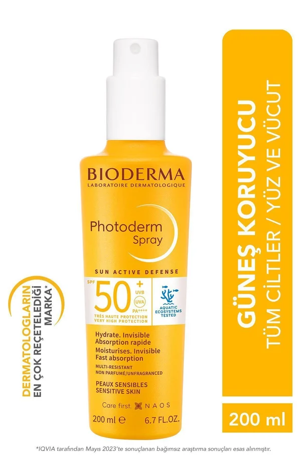 Bioderma Photoderm Spray SPF 50+ 200 ml Özel Fiyat 999 tl