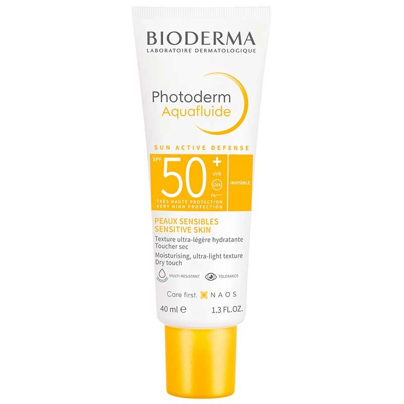 Bioderma Aquafluide Солнцезащитная эмульсия SPF 50+.