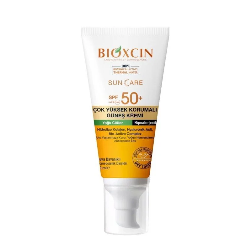 Bioxcin Sun Care Çok Yüksek Korumalı Yağlı Ciltler Için Güneş Kremi Spf 50+ 50 ml