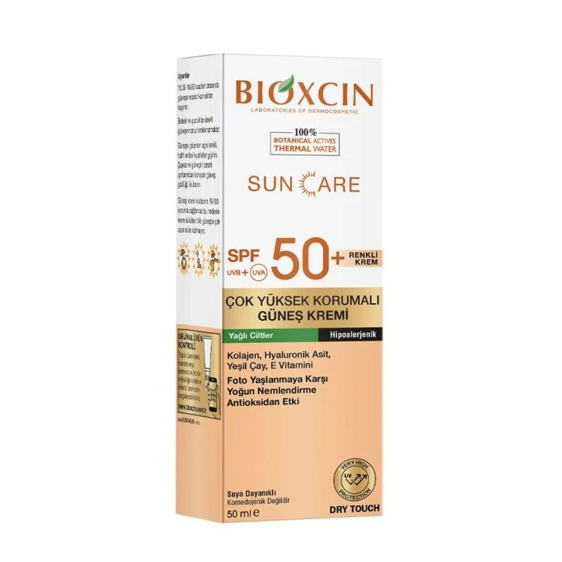 Bioxcin Sun Care солнцузащитный крем для жирной кожи.