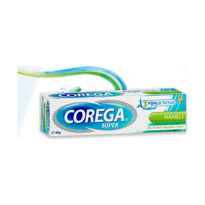 Corega Mint Denture Adhesive Cream 40 G