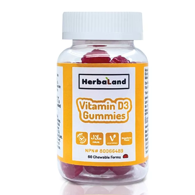 Herbaland Gummies Vitamin D3 60 Tablet