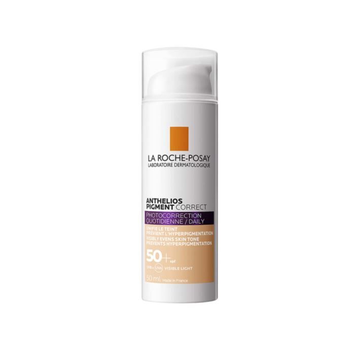 La Roche Posay Anthelios Pigment Correct Renkli Güneş Koruyucu SPF50+ 50ml Light