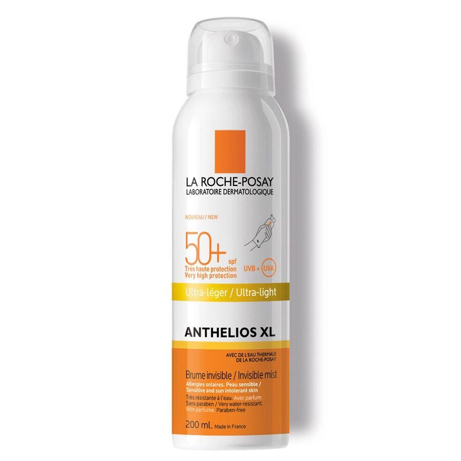 LA ROCHE-POSAY Спрей-вуаль солнцезащитный для лица и тела SPF50+.