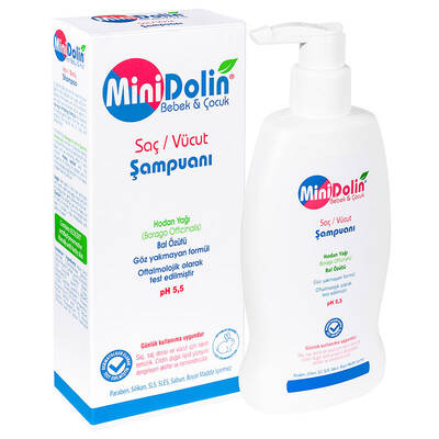 Minidolin Baby & Kids Shampoo and Body Wash 250ml