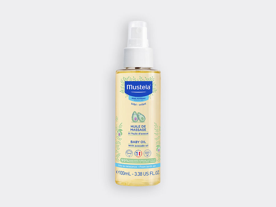 Mustela Avokado yağı içeren bebek masaj yağı 100 ml