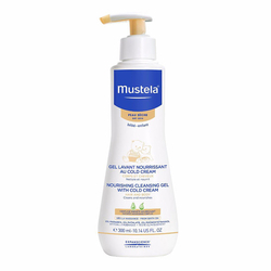 Mustela Nourishing cleansing gel with Cold Cream 300ml - Thumbnail