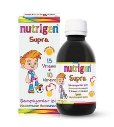 Nutrigen Supra Orange Flavored Syrup 200 ml - Thumbnail