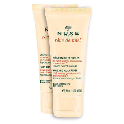 NUXE REVE DE MİEL BAL RÜYASI ONARICI BESLEYİCİ VE KORUYUCU EL VE TIRNAK KREMİ 2x50 ML