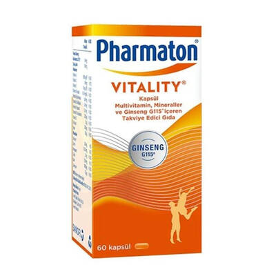 PHARMATON VITALITY МУЛЬТИВИТАМИНЫ 60 таблеток