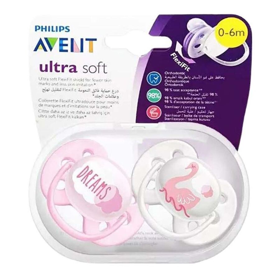 Philips Avent SCF22202 Ultra Soft Emzik 0-6 Ay Kız