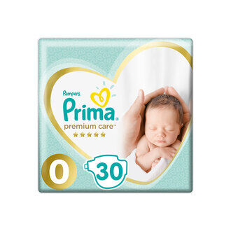 PRİMA Подгузники Pampers Premium Care 0 1.5-2.5кг 30шт.