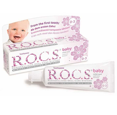 R.O.C.S BABY LIME BLOSSOM TOOTHPASTE 0-3 YEARS