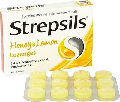 STREPSİLS BAL VE LİMON İÇEREN 24 PASTİL