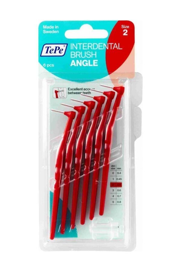 TePe Kırmızı Diş Arası Fırçası 0.5 mm 6 Adet