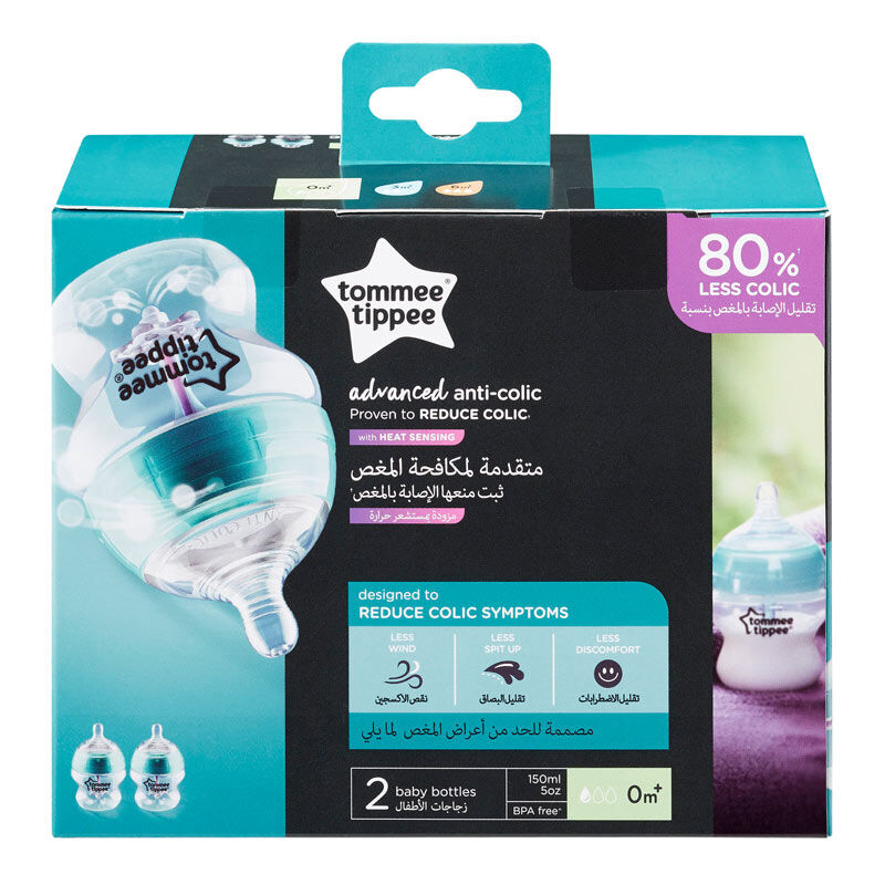 Бутылочка для кормления Tommee Tippee Advanced Anti-colic 2x150 мл.