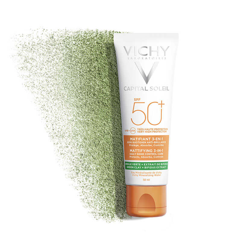 Vıchy Capıtal Soleıl Matlaştırıcı Yüz Güneş Kremi Spf50 50 M