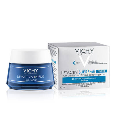 VICHY LIFTACTIV SUPREME NIGHT KIRIŞIKLIK KARŞITI GECE BAKIM KREMİ 50 ML