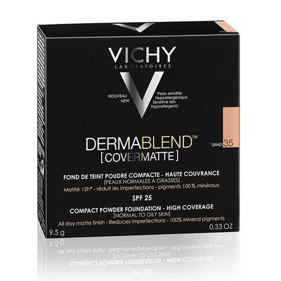 Vichy Dermablend Covermatte Compact Powder Foundation 35 Sand