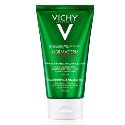 Vichy Normaderm Phytosolution Mattifying Clay to Foam Cleanser 