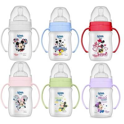 WEE BABY DISNEY CLASSIC BOTTLE WITH HANDLES 250ML