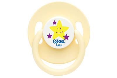 WEE BABY ROUND TEAT PACIFIER (6-18 MONTHS)