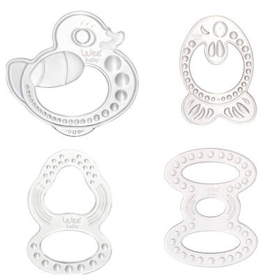 WEE BABY SILICONE TEETHING RING