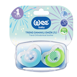 WEE BABY TREND ORTHODONTIC SOOTHER (0-6 MONTHS) - Thumbnail